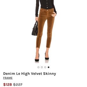 FRAME
Le Velveteen Skinny Pants